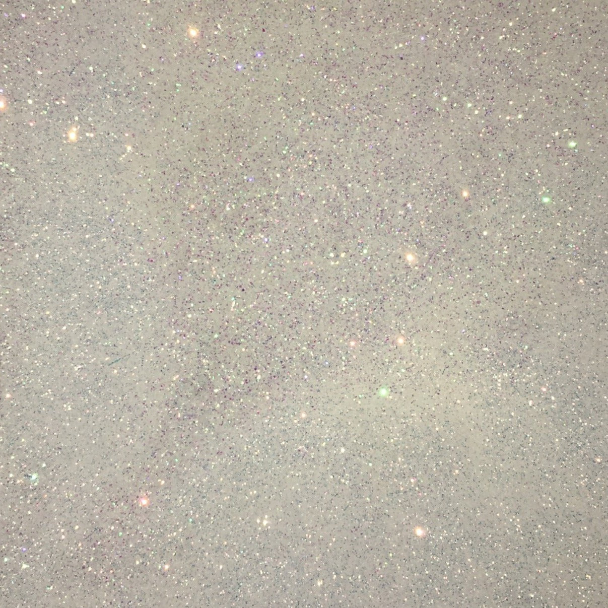 Iridescent White Glitter