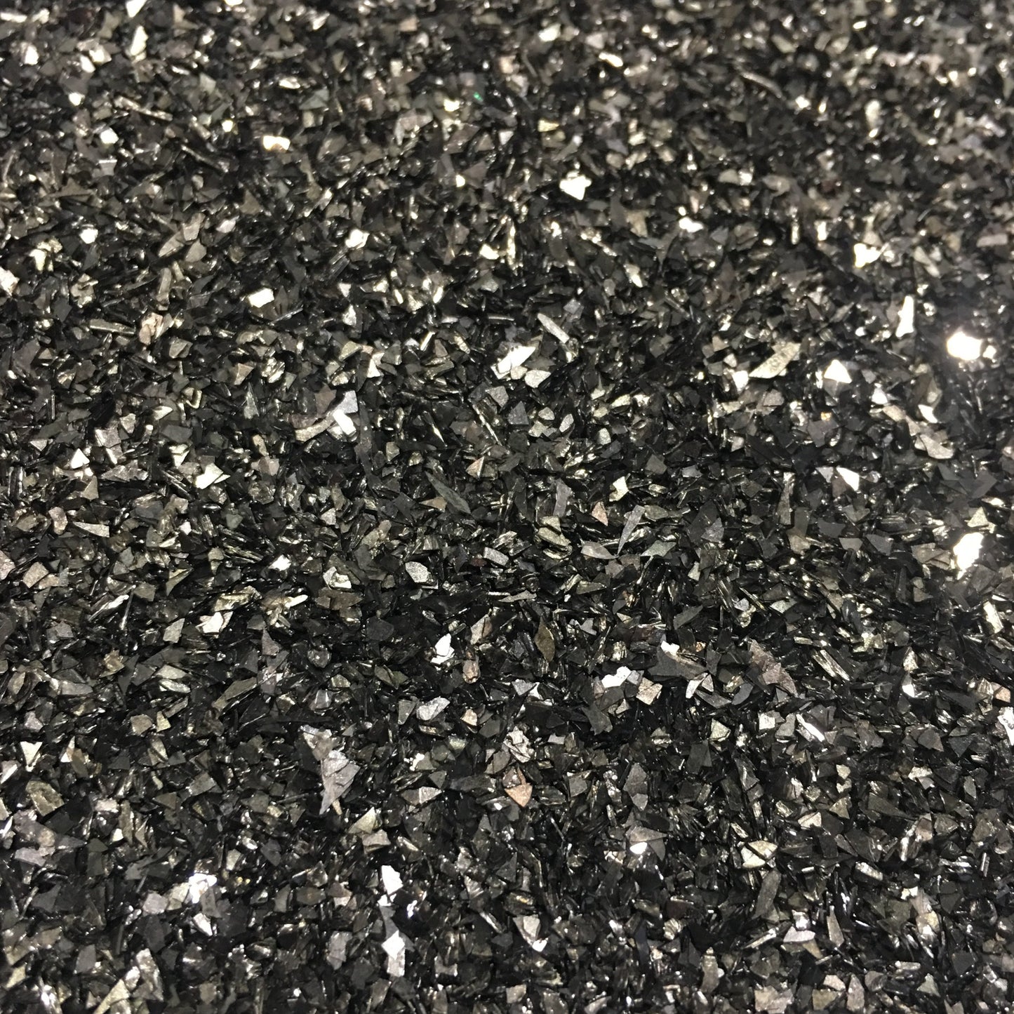 Black Glass Glitter