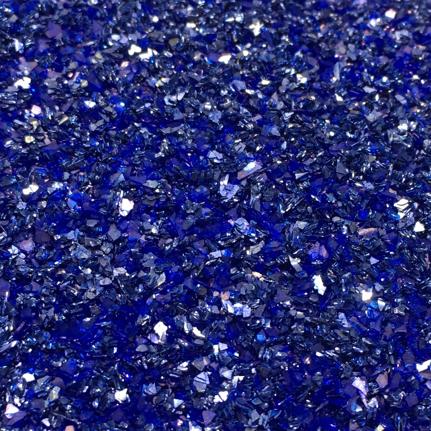 Dark Blue Glass Glitter